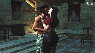 Lonely Widow MILF Can't Take It Anymore & Sex with Her Brother-in-law