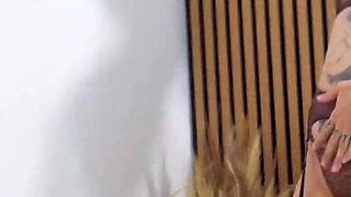 Big Booty Kiki Gets on Her Knees for BBC