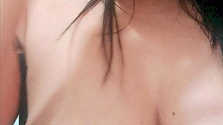 Nicoly Fingering Her Pussy in the Mall Bathroom - Adventures