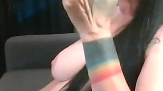 Nude Profile View Smoking Long Hair MILF