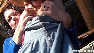 Heavy Struggling Girl Controlled by Girl
