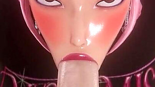 [kpop Demon Hunters] Mira Sloppy Blowjob 3D Animation