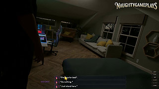 Godson (part 10) by Cheesecake Studio - Hot Wife Cheating on Her Husband with Her Phone