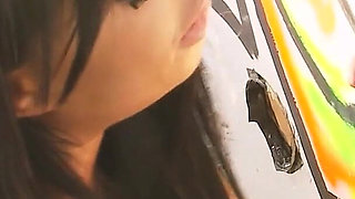 Glory Girls Scene-4_big-breasted Brunette Gets a Cumshot in a Glory Hole