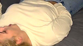 Masturbation Porn Watching Horny Foreplay Blonde Wet Horny Aroused Pussy Massaging Real Orgasm Trembling Twitch