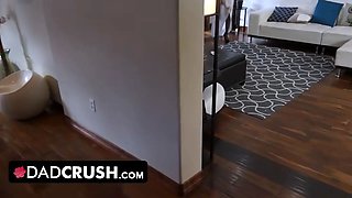 Dadcrush - naughty daughter-in-law gives me a lap dance before i push my dick deep in her wet teen cunt
