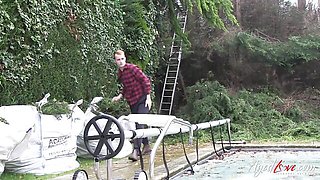 Aged Love featuring Guy's natural boobs trailer