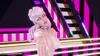 Babymonster - Forever - Ahri, Akali, Evelynn Sexy Naked Dance League of Legends Hentai Uncensored