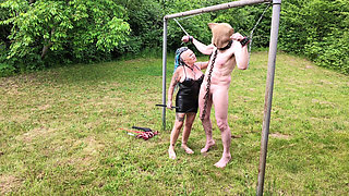 Whipped Naked in Nature