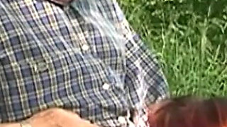 Hot Sex for a Still Horny Exhibitionist Old Couple