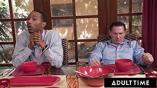 Jack Vegas and John Strong's blowjob video by Adult Time