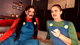 Halloween Cosplaying Smoke Break