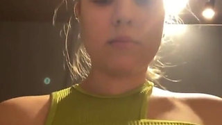 Training and Masturbate in the Gym