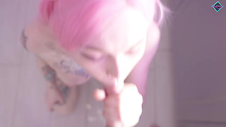 Food Porn&juicy Blowjob in Kitchen