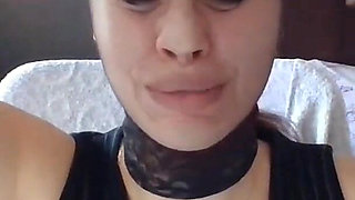 Fetish Black Panty Nylon Encasement Face During My Live Show