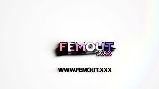 FEMOUT XXX Freckled Trans Beauty Strokes Spreads