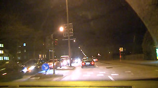 Hot pick up girl blows up huge cock and fucks inside the car