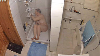 Caught Relaxing in the Shower