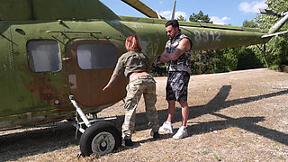 Military Babe Sabien Get Fucked Hard in Her Fat Ass