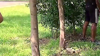 Coach Shows His BBC in the Park to Busty Silvana Lee - Xander Black