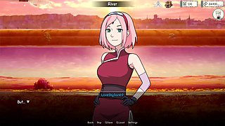 Trainer, naruto hentai, in public