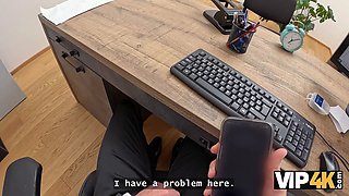 Vip4k. sweet massive hooter amalia davis is having ass-fuck fun in the office