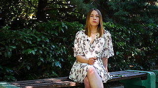 Evgeniya Is Smoking Strong Cigarette