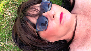 Ithastopeefun - Getting All Messed up with Cum and Piss in the Garden