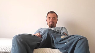 Romanian gay man Daeros went wild by himself into his stepsister's apartment