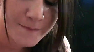 Pregnant stepsister sucks off two cocks and pays off two debts