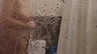 Check out this steamy shower scene with hot naked Simon