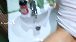 Blonde Teen Stepdaughter Recorded by Stepdad for Secret Sex Tape - Creampie & Blowjob