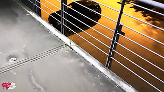 Crazy!! Blonde Babe Fucked in Public After Date!!