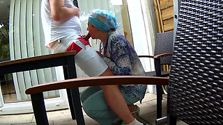 Muslim MILF Gives Me a Handjob and a Blowjob, and Swallows My Cum.