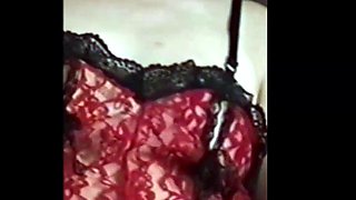 Hot brunette slut pussy masturbation with dildo