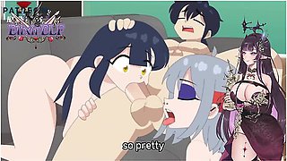 Kojis Fantasy. Threesome With Friends. Hagentoons Cartoon Porn