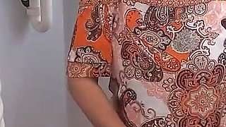 GILF in Ripped Tights Playing with Vibe