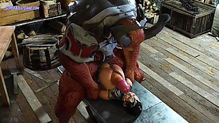 Skinny Teen Having Sex With The Biggest Cock Ever ( 3D Uncensored Animation )