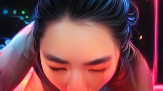 Real Life Anime GF Sucks Bwc - POV Blowjob with Oral Creampie