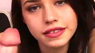Lucie Cline's Small Hands Cum HJ