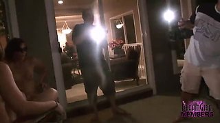Four girls eating pussy party HD