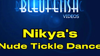 Nikya's Nude Tickle Dance! - Get Ready for Some Hot Stand-up Tickling with Sexy Nikya's Delightful Combination of Laughing and N