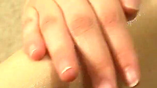 I Play with My Feet in a Black and Red Stocking