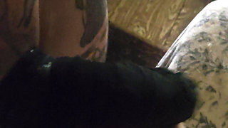 Goode Girl Nylonplay with Hubby's Cock and Balls