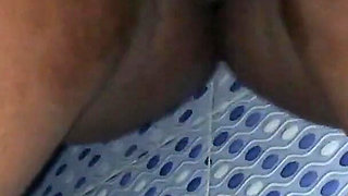 Sexy African Ebony Teasing Wet Pussy in Your Face View From Bellow Sexy Dance Bathroom
