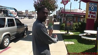 Shane Diesel And Paris Blonde - Slut Blonde Paris Goes For A 2 Big Black Dicks Tag Team
