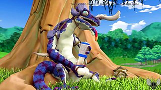 Romping, rule 34, cum on tits