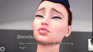 AIR HOSTESS ACCIDENTALLY CAME IN TOILET AND SAW MY BIG DICK. THEN I FUCK HER ON THE PLANE.MCR PART-2