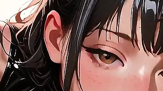 Cute Girl Sloppy Blowjob Anime Hentai