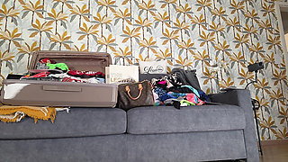 Hot Sexy Beautiful Blonde with All Natural Big Tits Comes for a Fashion Try on Haul Turns Into Softcore Porn Casting